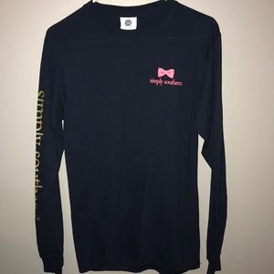 Simply southern “let go, let God” longsleeve tee